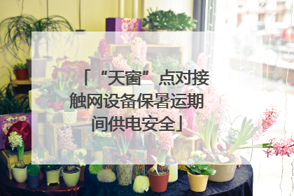 “天窗”点对接触网设备保暑运期间供电安全
