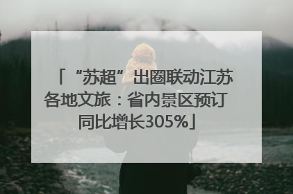 “苏超”出圈联动江苏各地文旅：省内景区预订同比增长305%