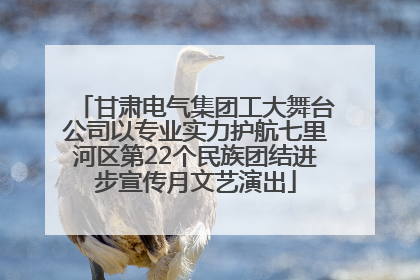 甘肃电气集团工大舞台公司以专业实力护航七里河区第22个民族团结进步宣传月文艺演出