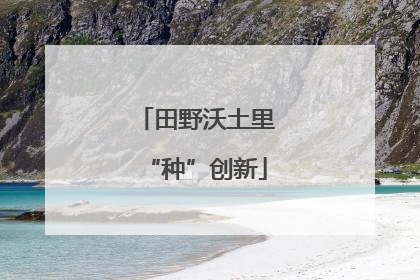 田野沃土里“种”创新