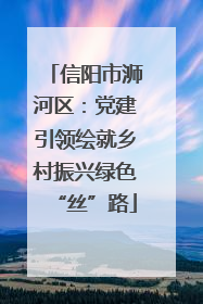 信阳市浉河区：党建引领绘就乡村振兴绿色“丝”路