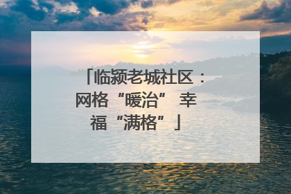 临颍老城社区：网格“暖治” 幸福“满格”