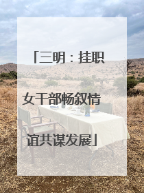 三明：挂职女干部畅叙情谊共谋发展