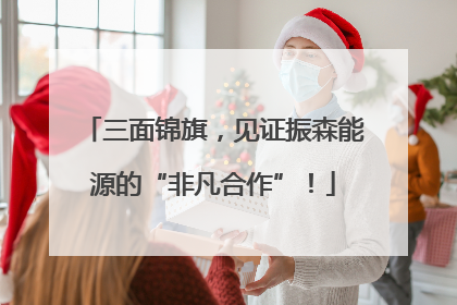 三面锦旗，见证振森能源的“非凡合作”！