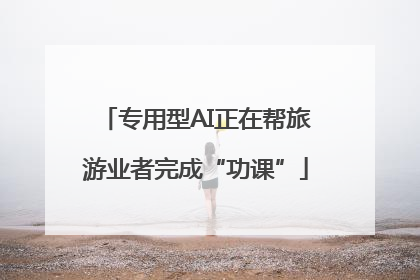 专用型AI正在帮旅游业者完成“功课”