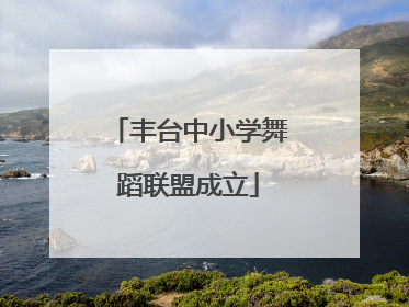 丰台中小学舞蹈联盟成立
