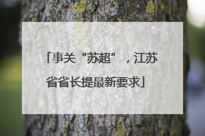 事关“苏超”，江苏省省长提最新要求