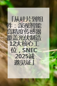 从硅片到组件：深视智能高精度传感器覆盖光伏制造12大核心工位，SNEC 2025诚邀见证