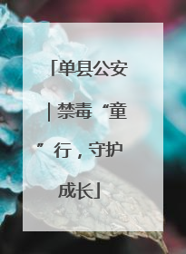 单县公安｜禁毒“童”行，守护成长