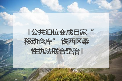 公共泊位变成自家“移动仓库” 铁西区柔性执法联合整治