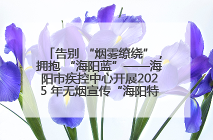 告别 “烟雾缭绕”，拥抱 “海阳蓝”——海阳市疾控中心开展2025 年无烟宣传“海阳特色”实践记录