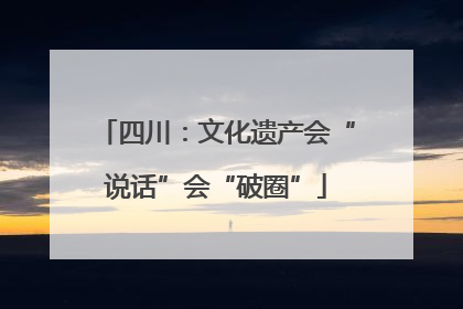 四川：文化遗产会“说话”会“破圈”