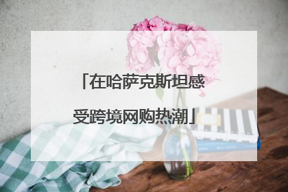 在哈萨克斯坦感受跨境网购热潮