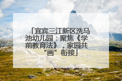 宜宾三江新区洗马池幼儿园：聚焦《学前教育法》，家园共“画”衔接