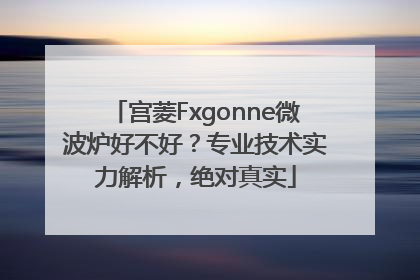 宫菱Fxgonne微波炉好不好？专业技术实力解析，绝对真实