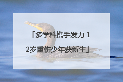 多学科携手发力 12岁重伤少年获新生