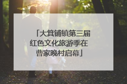 大箕铺镇第三届红色文化旅游季在曹家晚村启幕