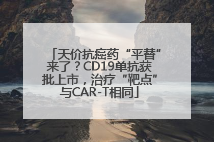 天价抗癌药“平替”来了？CD19单抗获批上市，治疗“靶点”与CAR-T相同