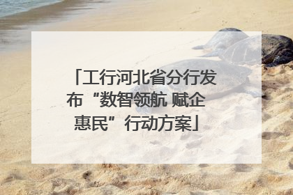 工行河北省分行发布“数智领航 赋企惠民”行动方案