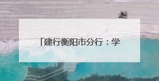 建行衡阳市分行：学习张富清先进事迹 书写金融为民美好篇章
