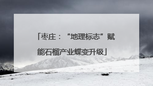 枣庄：“地理标志”赋能石榴产业蝶变升级