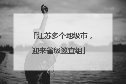 江苏多个地级市，迎来省级巡查组