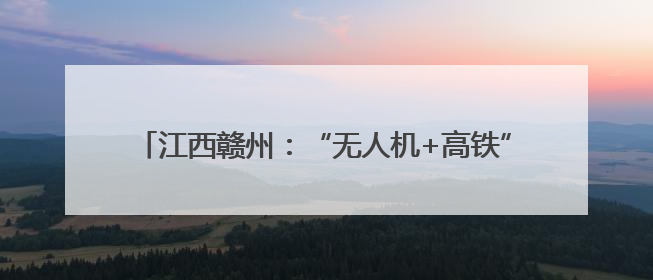 江西赣州：“无人机+高铁”助力赣南农特产“飞”出大山