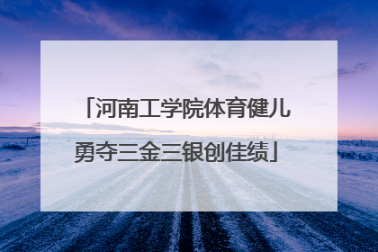 河南工学院体育健儿勇夺三金三银创佳绩