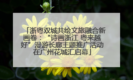 浙粤双城共绘文旅融合新画卷：“诗画浙江 粤来越好”漫游长廊主题推广活动在广州花城汇启幕