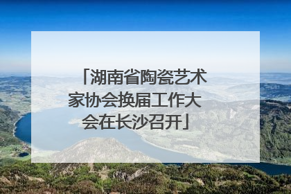 湖南省陶瓷艺术家协会换届工作大会在长沙召开
