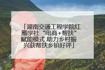 湖南交通工程学院红雁学社“电商+帮扶”赋能模式 助力乡村振兴获帮扶乡镇好评