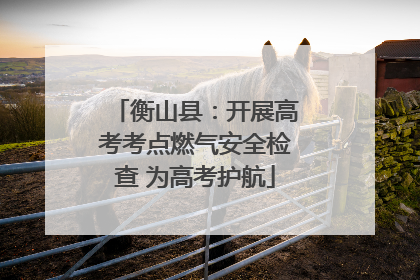 衡山县：开展高考考点燃气安全检查 为高考护航