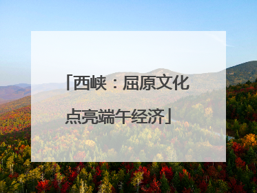 西峡：屈原文化点亮端午经济