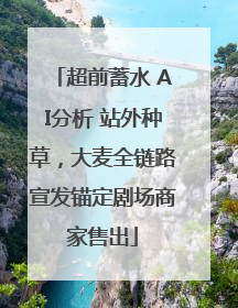 超前蓄水 AI分析 站外种草，大麦全链路宣发锚定剧场商家售出