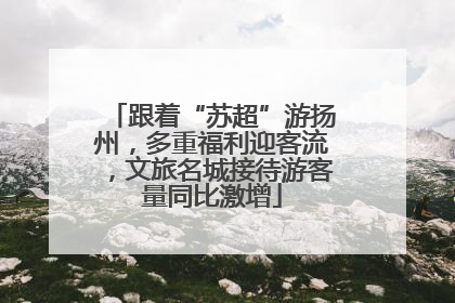 跟着“苏超”游扬州，多重福利迎客流，文旅名城接待游客量同比激增