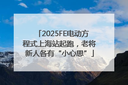 2025FE电动方程式上海站起跑，老将新人各有“小心思”