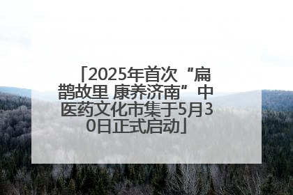 2025年首次“扁鹊故里 康养济南”中医药文化市集于5月30日正式启动