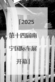 2025第十四届南宁国际车展开幕